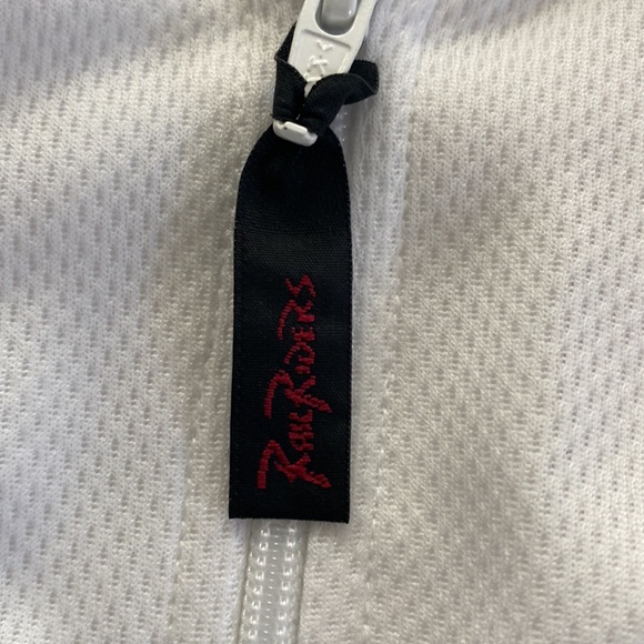 Rail Riders White 1/4 Zip Top, Medium - Picture 7 of 8